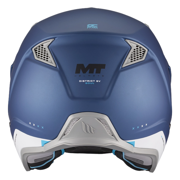 MT-Helmets District SV S Soul C7 Trail Helmet – Matt Dark Blue – rear view