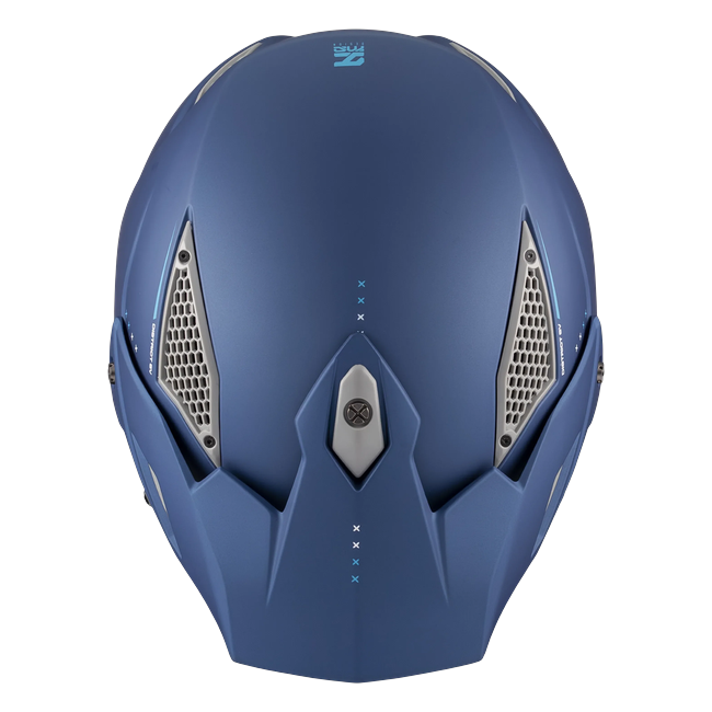 MT-Helmets District SV S Soul C7 Trail Helmet – Matt Dark Blue – top view