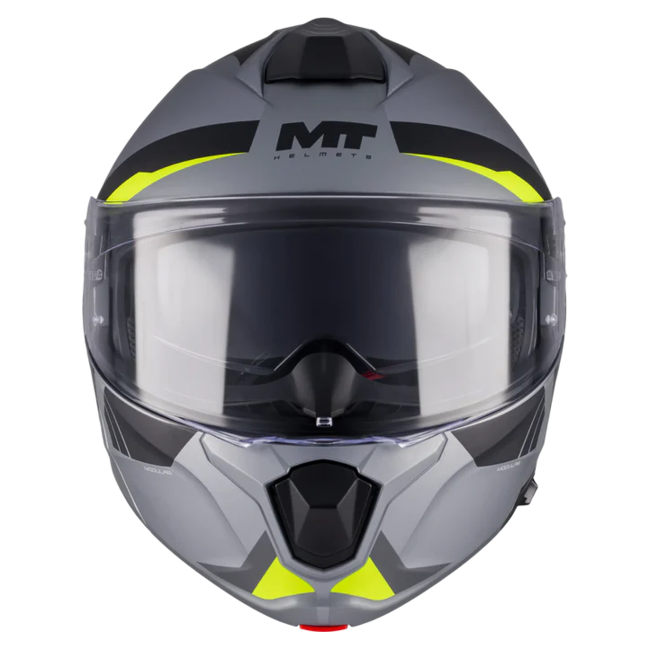 MT-Helmets Genesis R SV Cheeky C3 Flip-Up Helmet – Matt – front view