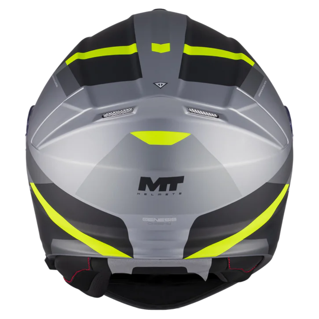 MT-Helmets Genesis R SV Cheeky C3 Flip-Up Helmet – Matt – rear view