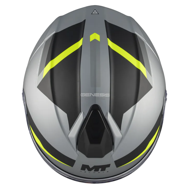 MT-Helmets Genesis R SV Cheeky C3 Flip-Up Helmet – Matt – top view
