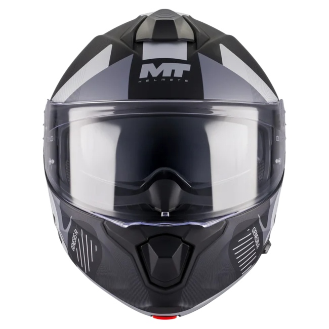 MT-Helmets Genesis R SV Lancer B12 Flip-Up Helmet – Matt – front view