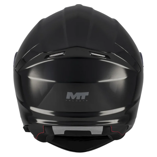 MT-Helmets Genesis R SV Pure A1 Flip-Up Helmet – Gloss Black – view 11