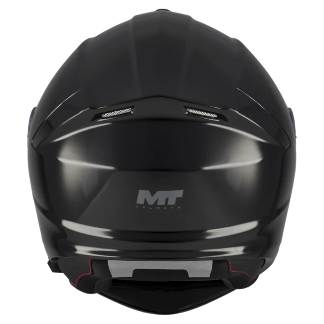 MT-Helmets Genesis R SV Pure A1 Flip-Up Helmet – Gloss Black – view 11