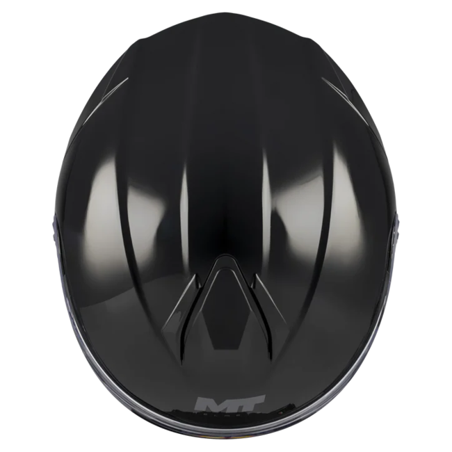 MT-Helmets Genesis R SV Pure A1 Flip-Up Helmet – Gloss Black – view 12