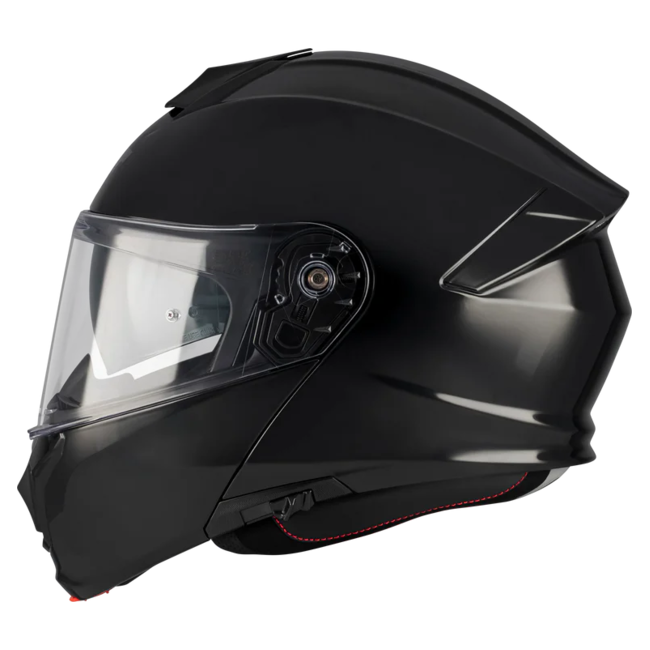 MT-Helmets Genesis R SV Pure A1 Flip-Up Helmet – Gloss Black – view 7