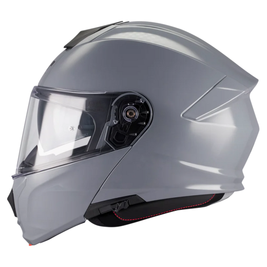 MT-Helmets Genesis R SV Pure A12 Flip-Up Helmet – Gloss Grey