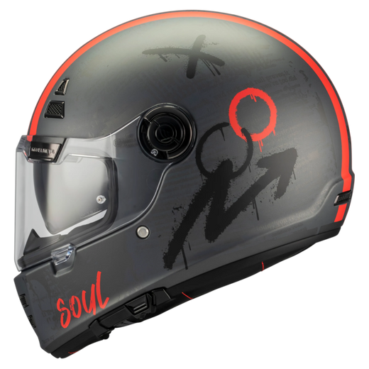 MT-Helmets Jarama SV Papercut C15 Full-Face Helmet – Matt