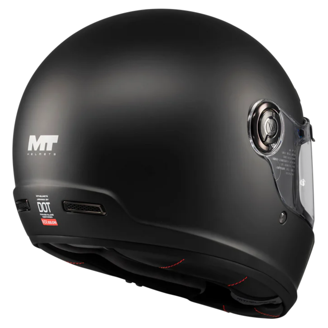 MT-Helmets Jarama SV Pure A1 Full-Face Helmet – Matt Black – top view