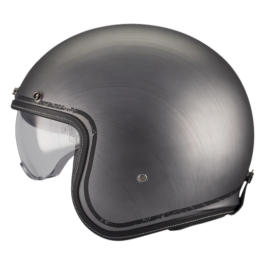 MT-Helmets Le Mans 2 SV S Brushed A2 Jet Helmet – Matt Grey