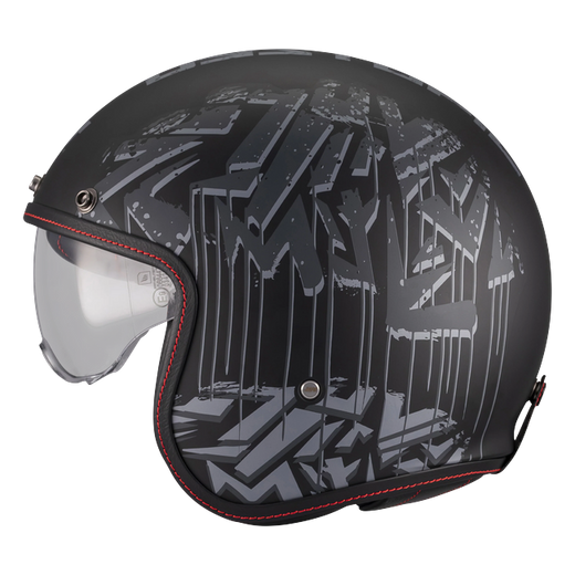 MT-Helmets Le Mans 2 SV S Dystopic B12 Jet Helmet – Matt Black