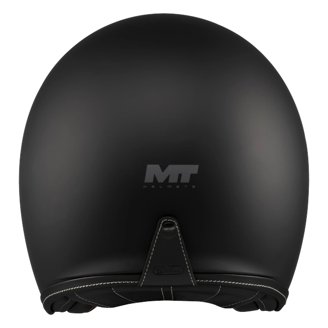 MT-Helmets Le Mans 2 SV S Pure A1 Jet Helmet – Matt Black – detail view