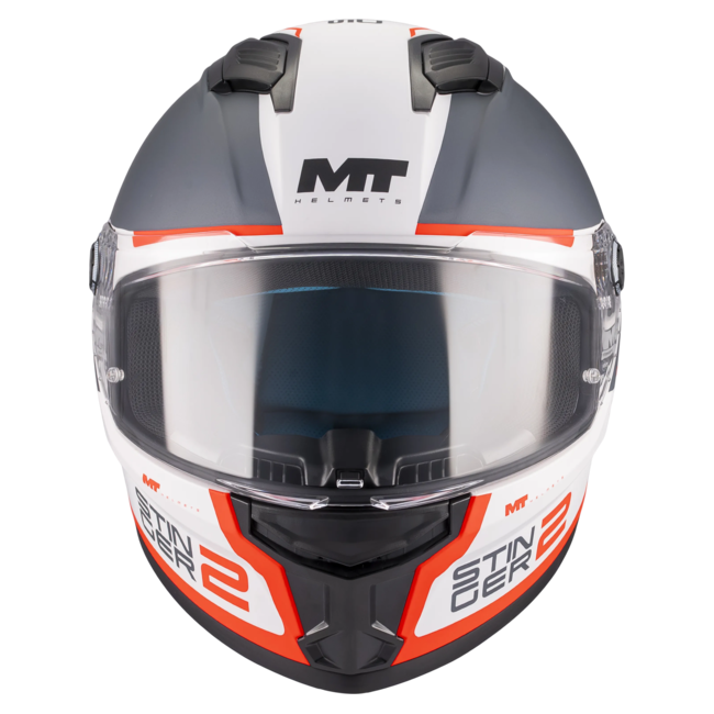 MT-Helmets Stinger 2 Core A5 Full-Face Helmet – Matt – front view