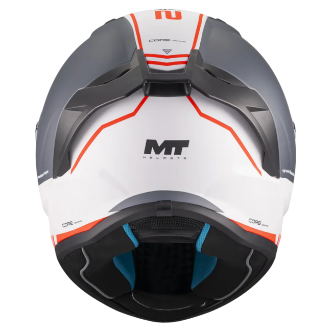 MT-Helmets Stinger 2 Core A5 Full-Face Helmet – Matt – rear view