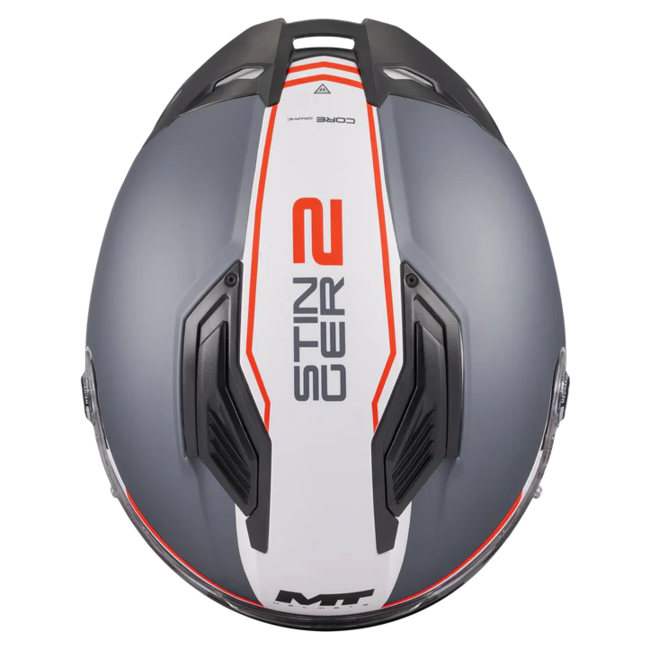 MT-Helmets Stinger 2 Core A5 Full-Face Helmet – Matt – top view