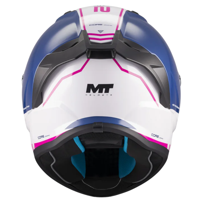 MT-Helmets Stinger 2 Core A8 Full-Face Helmet – Gloss – rear view