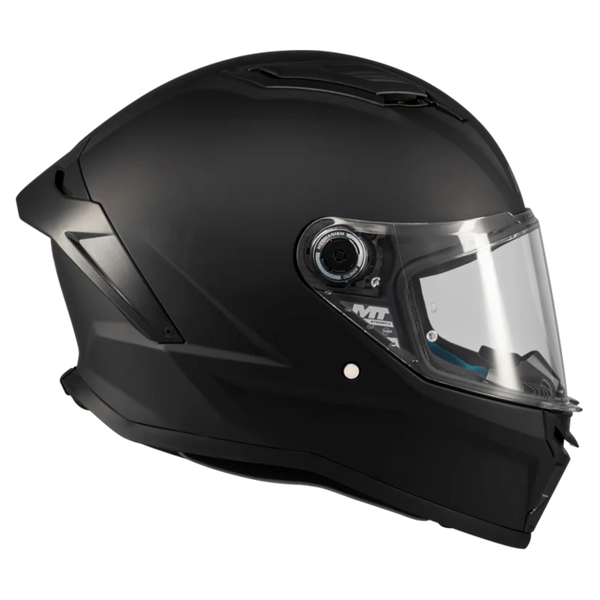 MT-Helmets Stinger 2 Pure A1 Full-Face Helmet – Matt Black – rear view