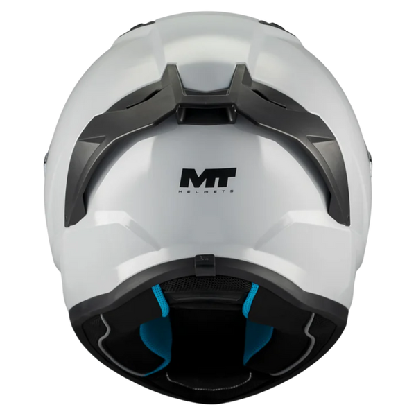 MT-Helmets Stinger 2 Pure A12 Full-Face Helmet – Gloss Grey – rear view