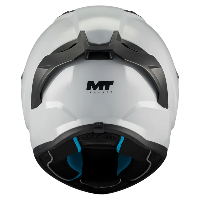 MT-Helmets Stinger 2 Pure A12 Full-Face Helmet – Gloss Grey – rear view