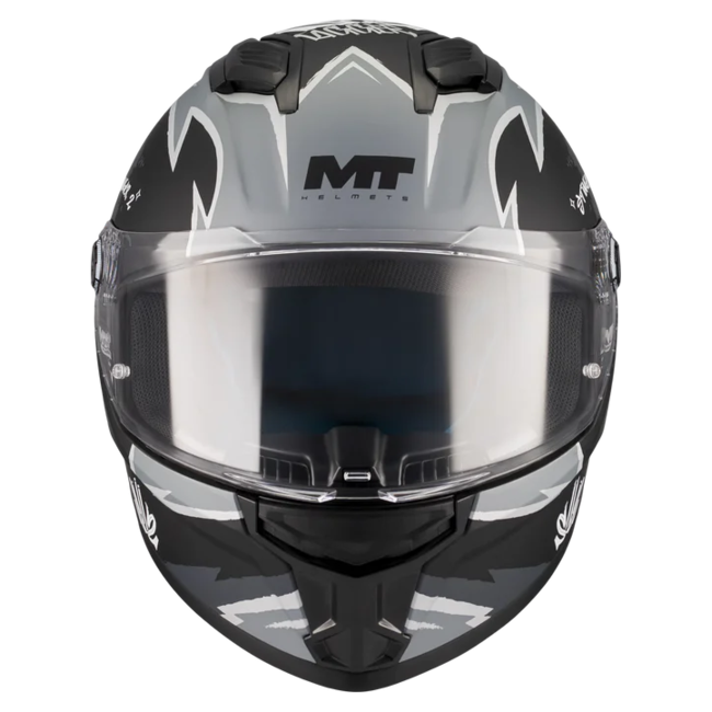 MT-Helmets Stinger 2 Tagger B2 Full-Face Helmet – Matt – front view