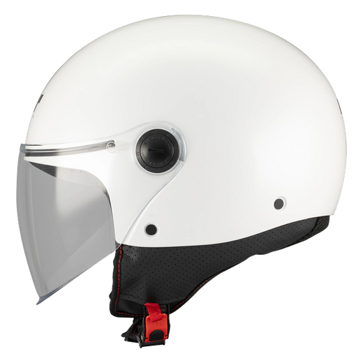 MT-Helmets Street S Pure A0 Jet Helmet – Gloss White