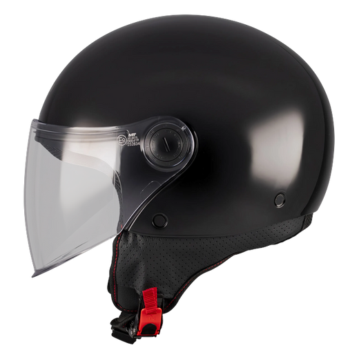 MT-Helmets Street S Pure A1 Jet Helmet – Gloss Black
