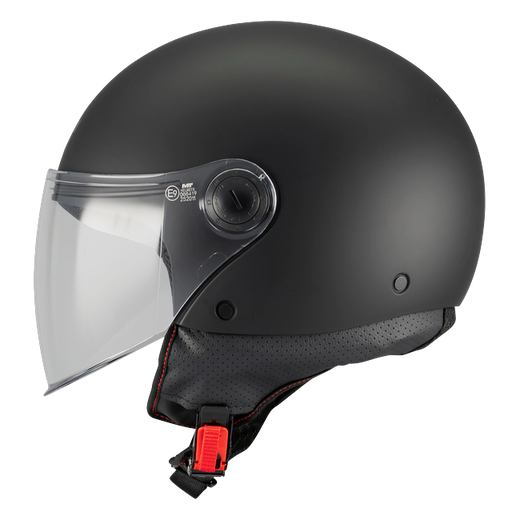 MT-Helmets Street S Pure A1 Jet Helmet – Matt Black