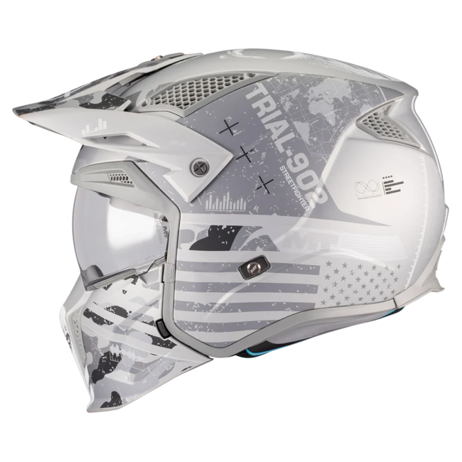 MT-Helmets Streetfighter SV S Belic A2 Convertible Helmet – Matt – left side view