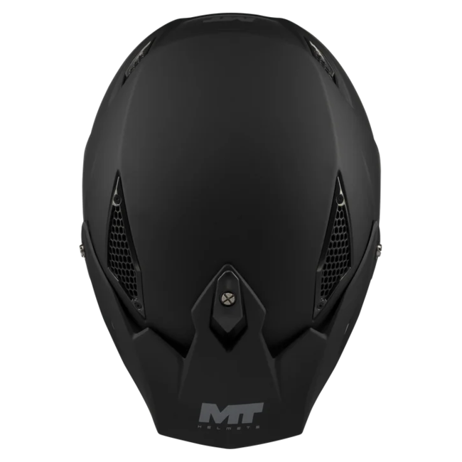 MT-Helmets Streetfighter SV S Pure A1 Convertible Helmet – Matt Black – without spoiler