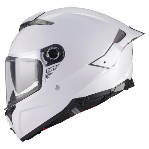MT-Helmets Thunder 4 R SV Pure A0 Full-Face Helmet – Gloss White