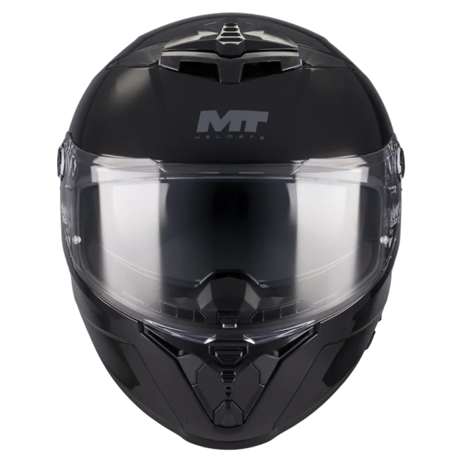 MT-Helmets Thunder 4 R SV Pure A1 Full-Face Helmet – Gloss Black – front view