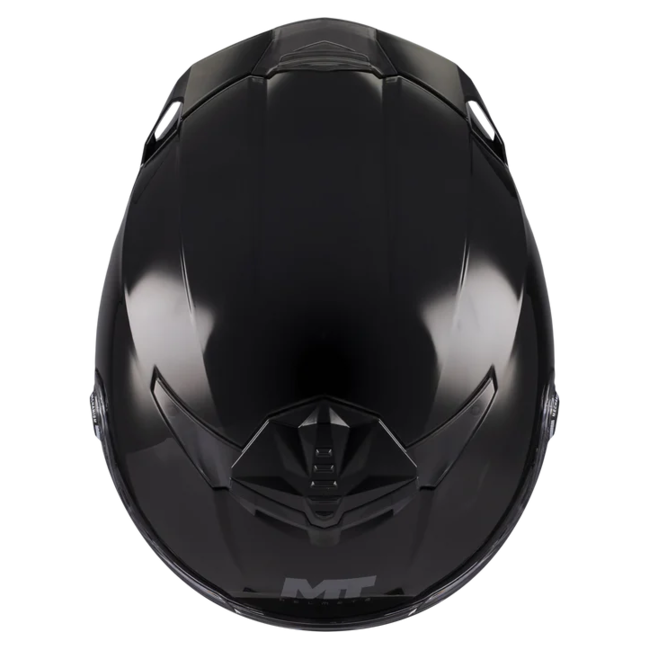 MT-Helmets Thunder 4 R SV Pure A1 Full-Face Helmet – Gloss Black – top view