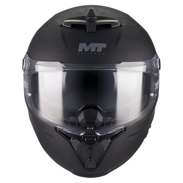 MT-Helmets Thunder 4 R SV Pure A1 Full-Face Helmet – Matt Black – front view