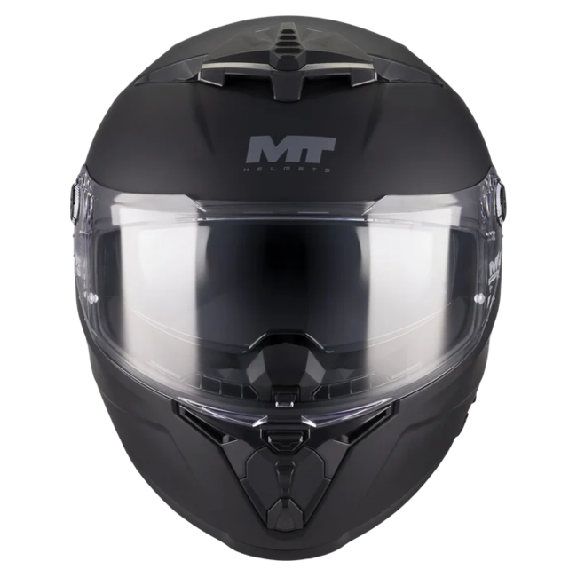 MT-Helmets Thunder 4 R SV Pure A1 Full-Face Helmet – Matt Black – front view