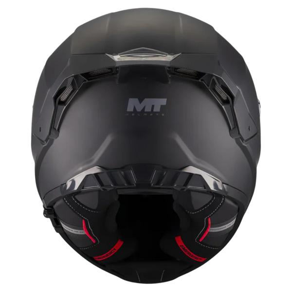 MT-Helmets Thunder 4 R SV Pure A1 Full-Face Helmet – Matt Black – rear view