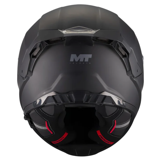 MT-Helmets Thunder 4 R SV Pure A1 Full-Face Helmet – Matt Black – rear view