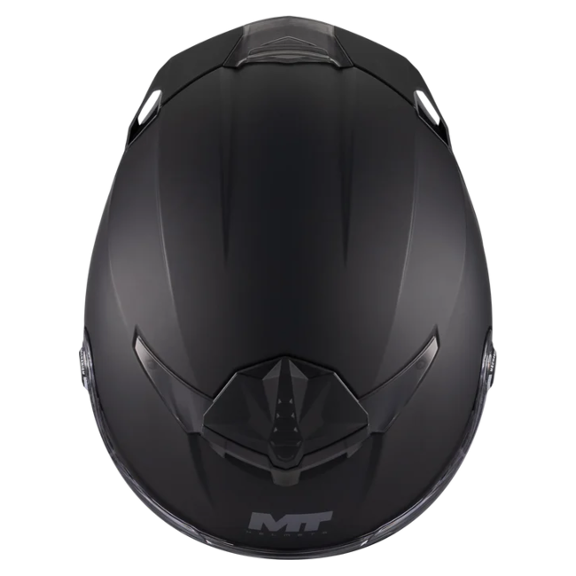 MT-Helmets Thunder 4 R SV Pure A1 Full-Face Helmet – Matt Black – top view