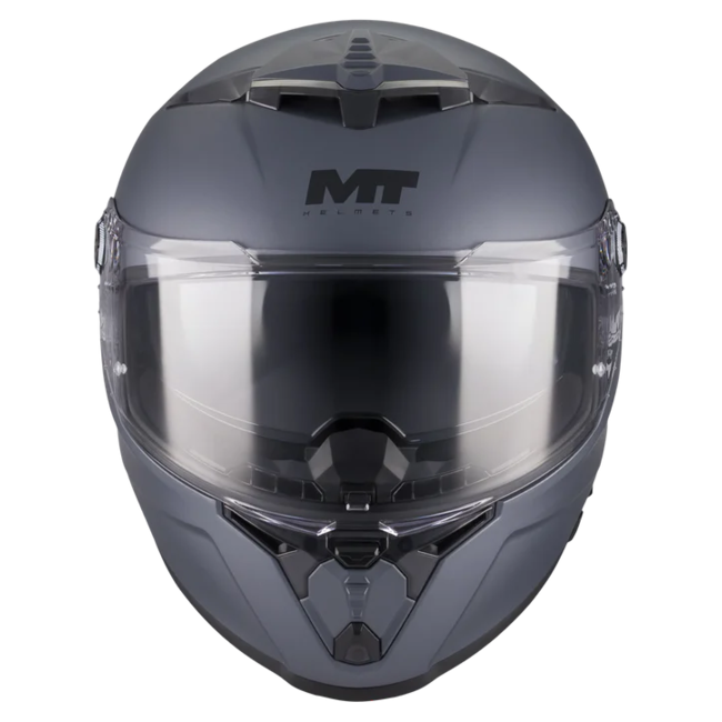 MT-Helmets Thunder 4 R SV Pure A2 Full-Face Helmet – Matt Grey – front view