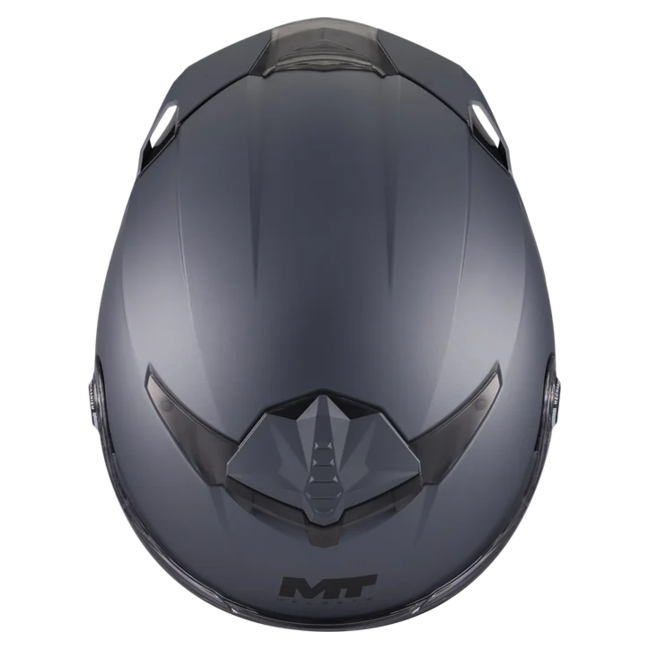 MT-Helmets Thunder 4 R SV Pure A2 Full-Face Helmet – Matt Grey – top view