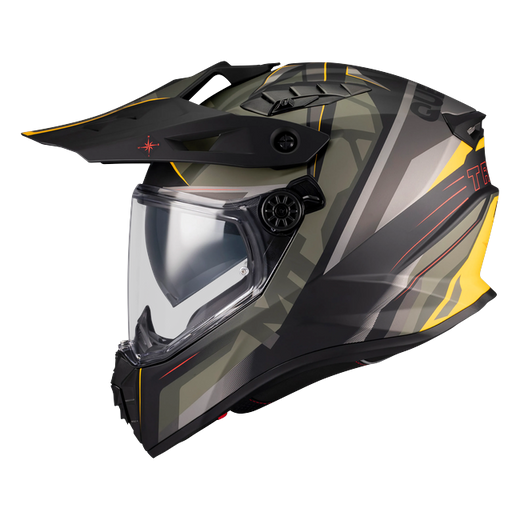 MT-Helmets Track SV Questor B6 Adventure Helmet – Matt Green