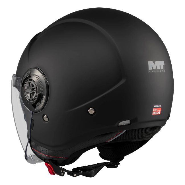 MT-Helmets Viale SV S Pure A1 Jet Helmet – Matt Black – interior view