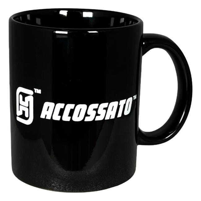 Accossato Ceramic Mug, Black, 300 ml