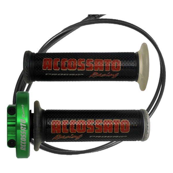 Accossato quick throttle MY004 for Yamaha R6, cap colour green
