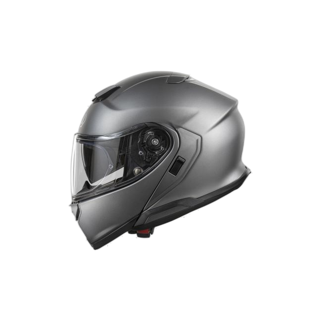 Shoei Neotec 3 Matt Deep Grey – with the chin bar open