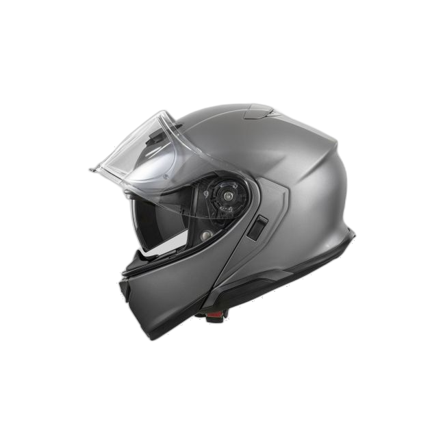 Shoei Neotec 3 Matt Deep Grey – with the chin bar open