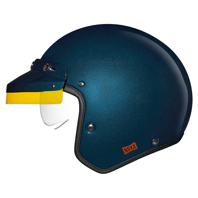 Nexx X.G30 Lagoon Blue Copper Jet Helmet – side view