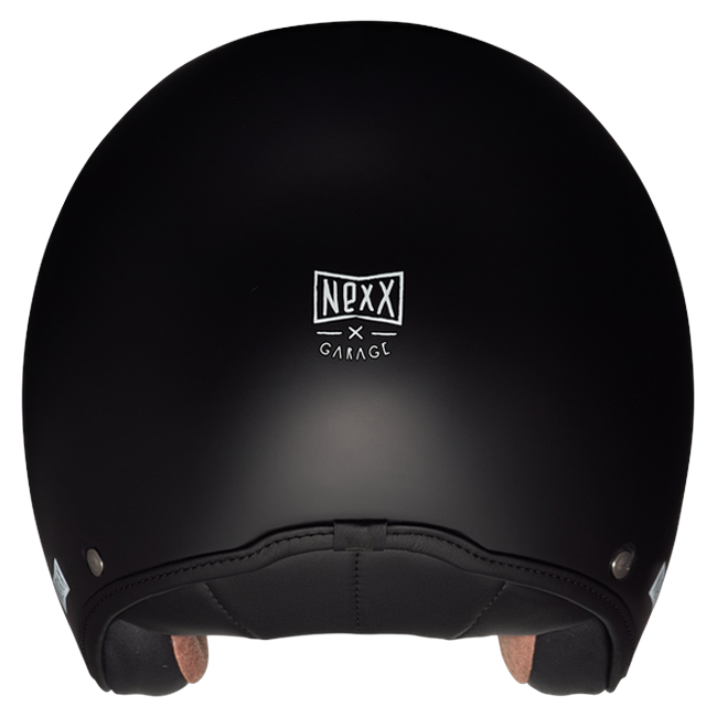 Nexx X.G30 Purist Black Jet Helmet – rear view