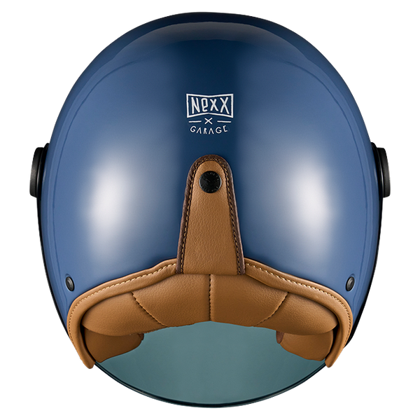 Nexx X.G30 Svelto Denim Blue Jet Helmet – rear view