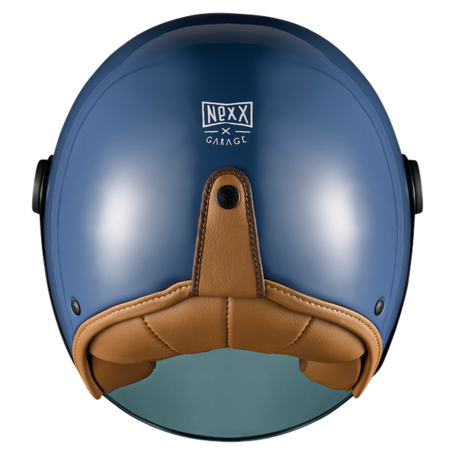 Nexx X.G30 Svelto Denim Blue Jet Helmet – rear view