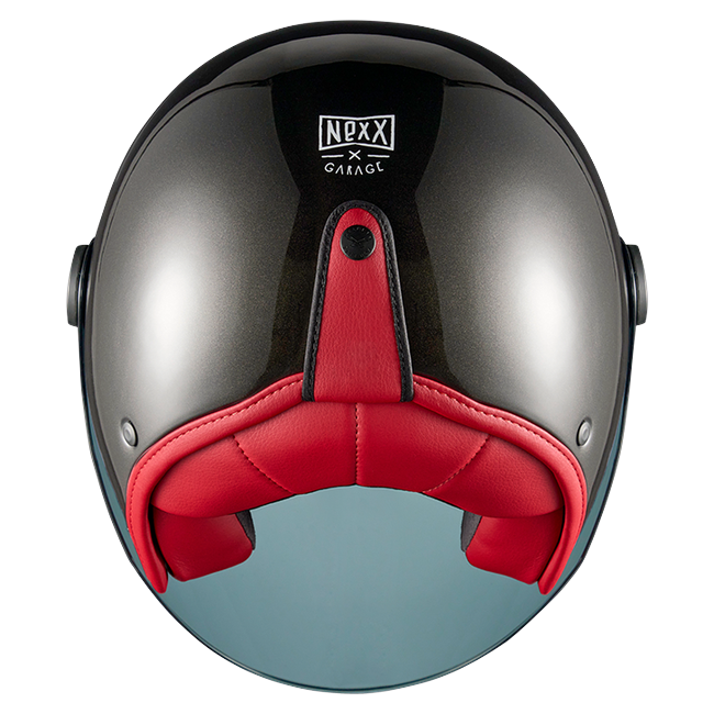 Nexx X.G30 Svelto Metal Black Jet Helmet – rear view